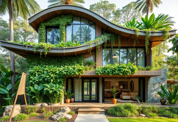 Biophilic House Exterior