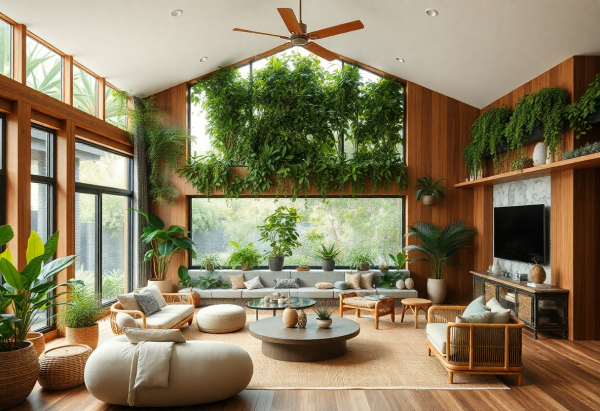 Biophilic Living Room