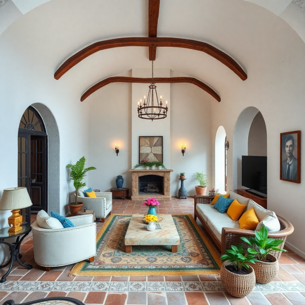 Mediterranean Living Room