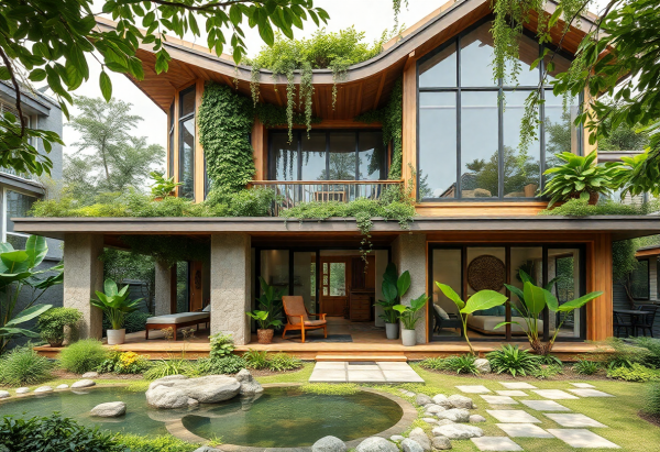 Biophilic House Exterior