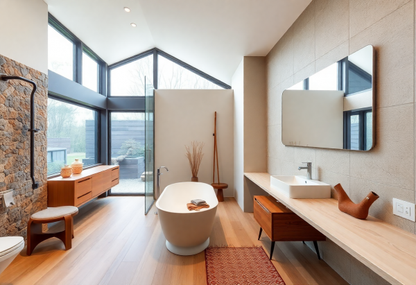 Mid-Century Modern Bathroom