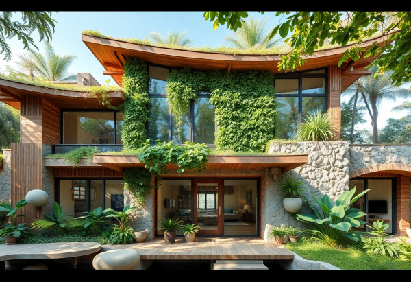 Biophilic House Exterior