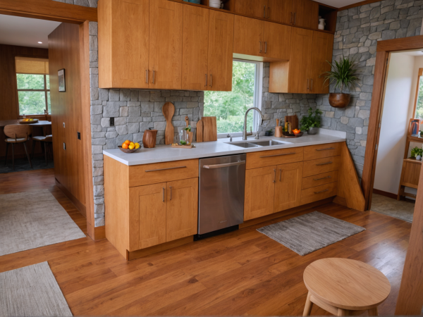 New Mid-Century Modern Kitchen