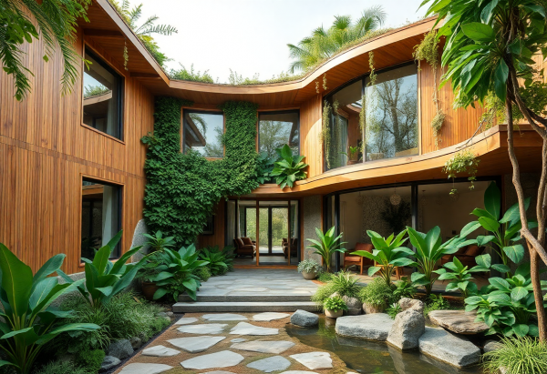 Biophilic House Exterior