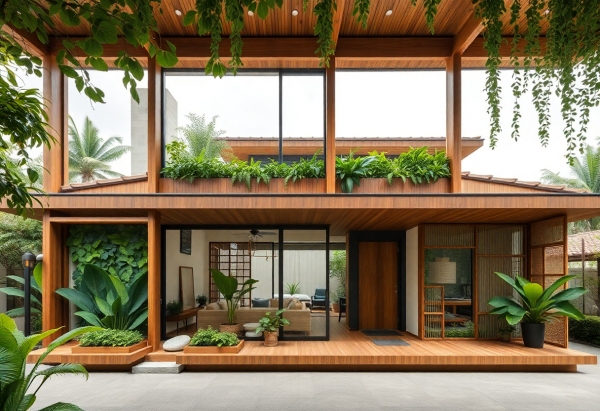 Biophilic House Exterior