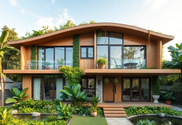 Biophilic House Exterior