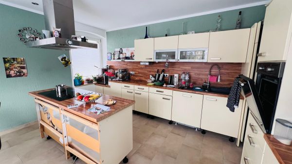 Old Contemporary Kitchen