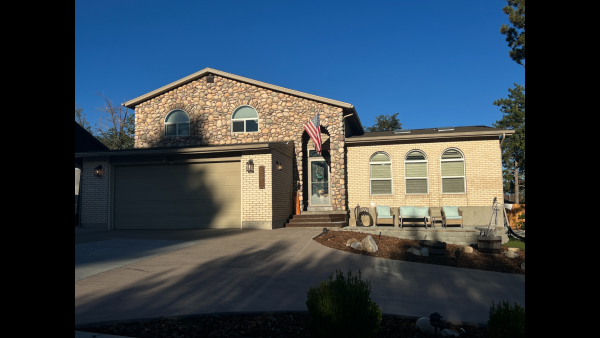 Old Contemporary House Exterior