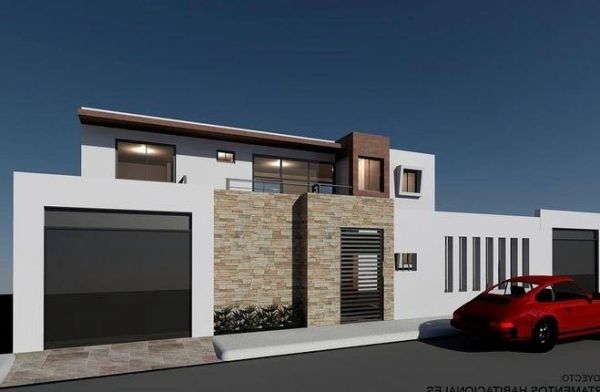 Old Minimalist House Exterior