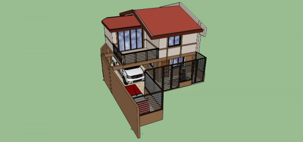 Old Scandinavian House Exterior